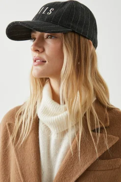 BASEBALL CAP - CHARCOAL PINSTRIPE|Rails Best