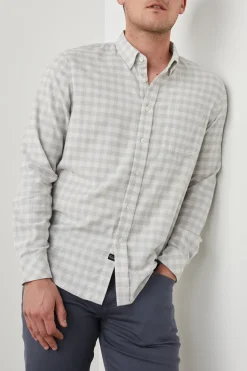 REID SHIRT - ALLOY WHITE MELANGE|Rails Best