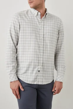 REID SHIRT - ALLOY WHITE MELANGE|Rails Best