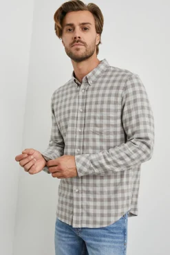REID SHIRT - BIRCH BARK CHECK|Rails Best Sale