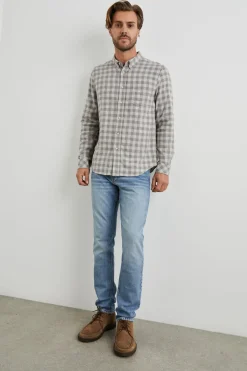 REID SHIRT - BIRCH BARK CHECK|Rails Best Sale