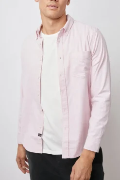 REID SHIRT - CORAL HEATHER OXFORD|Rails Cheap