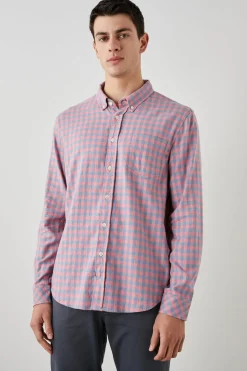 REID SHIRT - MELON DENIM MELANGE|Rails Fashion