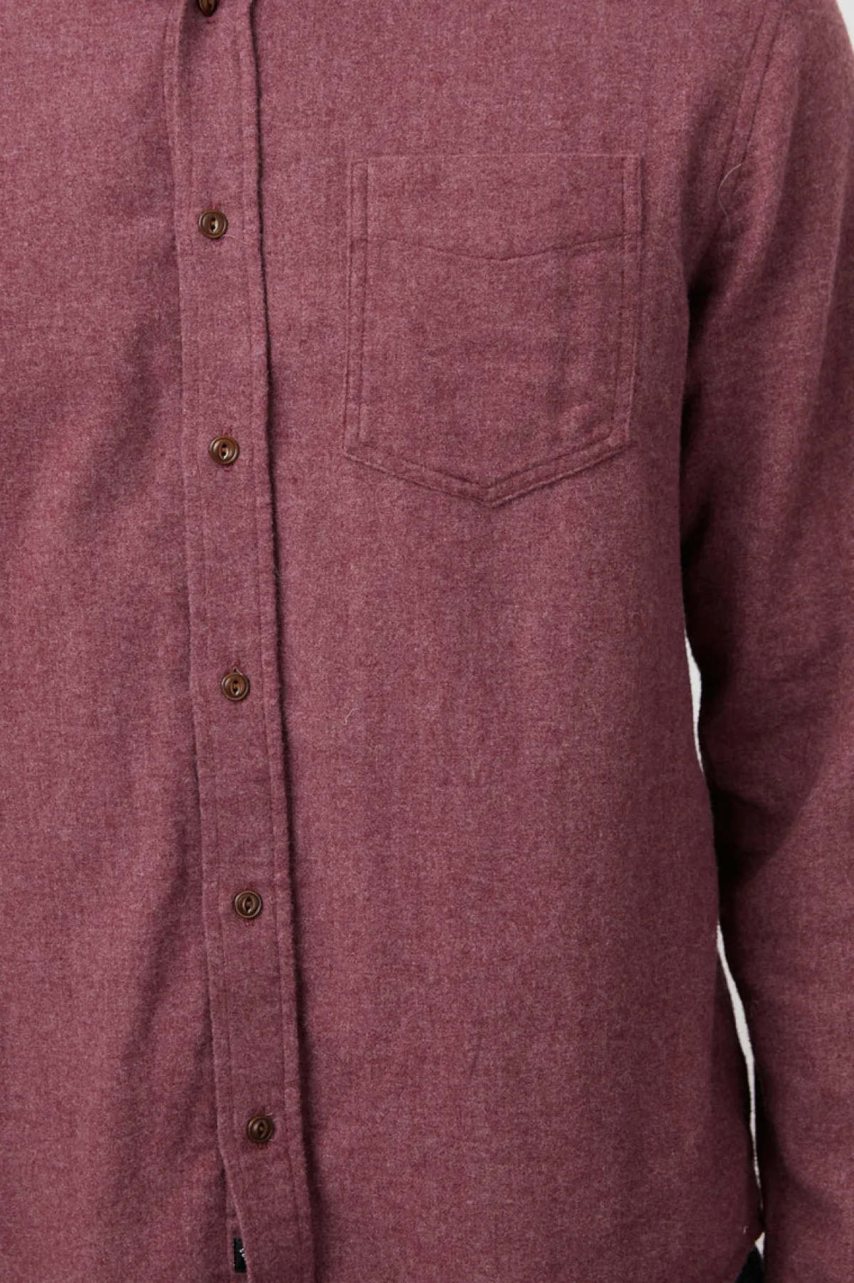 RUNSON SHIRT - CURRANT|Rails Outlet