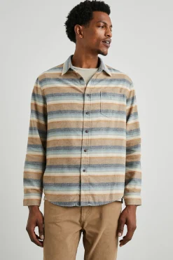 RUNSON SHIRT - SANTA FE STRIPE|Rails Clearance