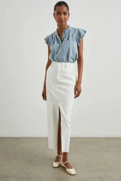RUTHIE TOP - FADED INDIGO|Rails Outlet