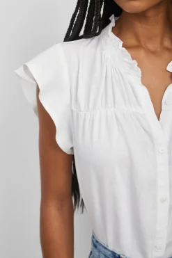 RUTHIE TOP - WHITE|Rails Outlet