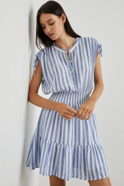 SAMINA DRESS - CASABLANCA STRIPE|Rails Fashion