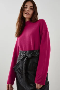 SASHA SWEATER - CERISE ROSE|Rails Shop