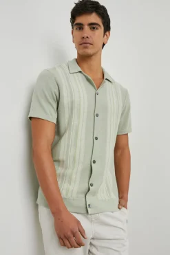 SILAS SHIRT - SAGE IRIDESCENT MULTI|Rails Store
