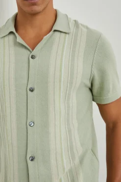 SILAS SHIRT - SAGE IRIDESCENT MULTI|Rails Store