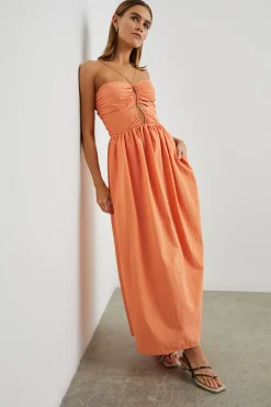 SILVIA DRESS - PAPAYA|Rails Discount