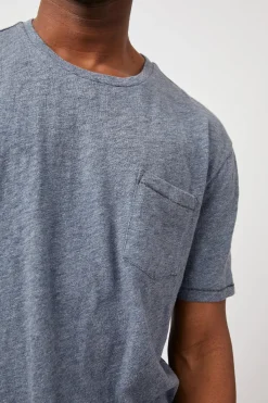 SKIPPER T-SHIRT - BLUE MELANGE|Rails Flash Sale