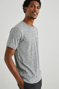 SKIPPER T-SHIRT - HEATHER GREY|Rails Flash Sale