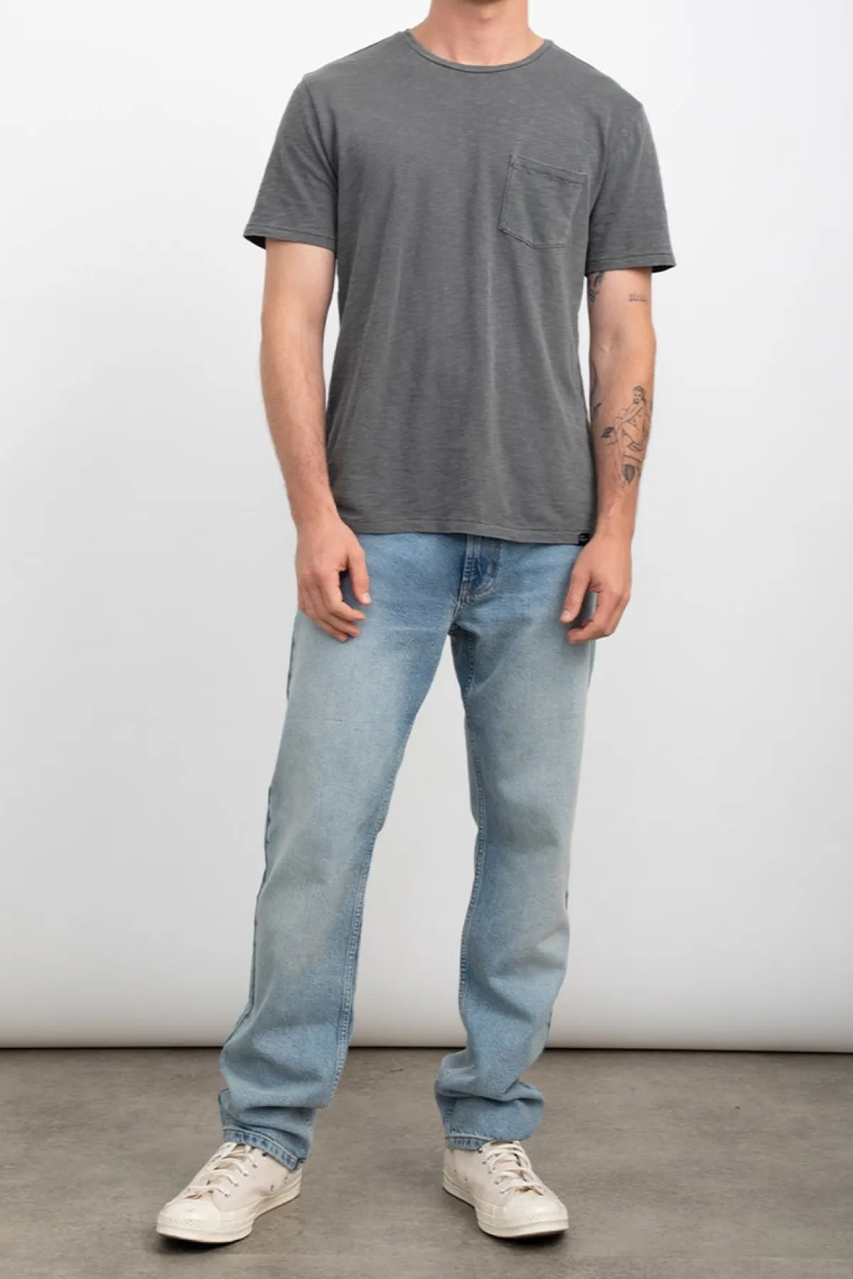 SKIPPER T-SHIRT - WASHED BLACK|Rails Best