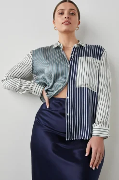 SPENCER SHIRT - KENT MULTI STRIPE|Rails Best