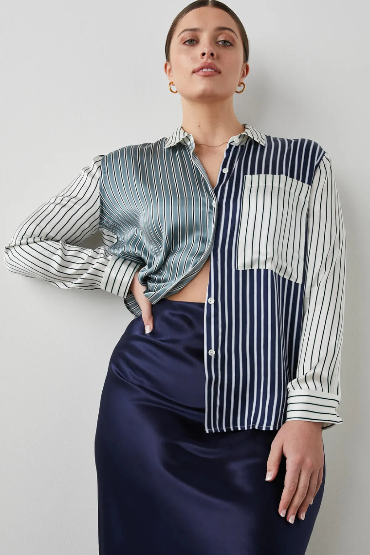 SPENCER SHIRT - KENT MULTI STRIPE|Rails Best