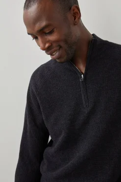STARK QUARTER ZIP - CAST IRON|Rails Outlet