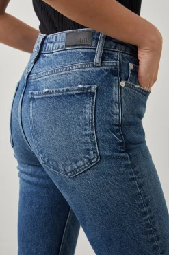 SUNSET SLIM FLARE - NAVY STONE|Rails Sale