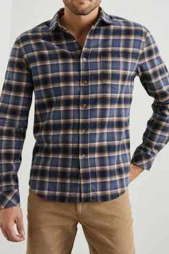 SUSSEX SHIRT - MUSTANG HARVEST OAT|Rails Clearance