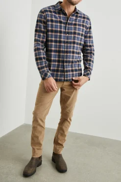 SUSSEX SHIRT - MUSTANG HARVEST OAT|Rails Clearance