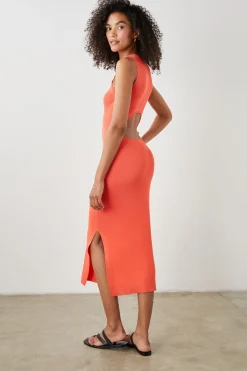 SYD DRESS - CORAL|Rails Best