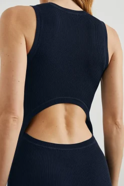 SYD DRESS - NAVY|Rails Cheap