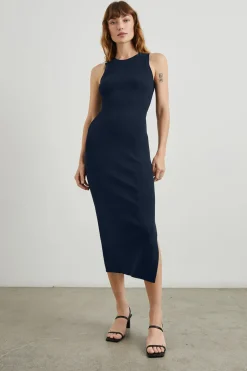 SYD DRESS - NAVY|Rails Cheap