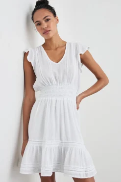 TARA DRESS - WHITE LACE DETAIL|Rails Cheap