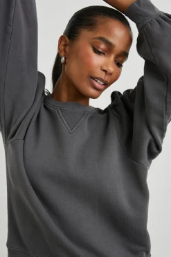 TIFFANY SWEATSHIRT - CHARCOAL|Rails Hot