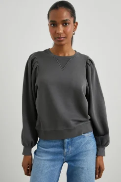 TIFFANY SWEATSHIRT - CHARCOAL|Rails Hot