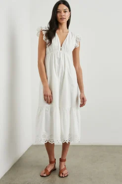 TINA DRESS - WHITE|Rails New