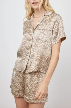 TOMMI PAJAMA SET - TAN CHEETAH|Rails Shop
