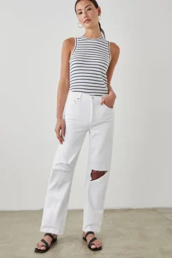 TOPANGA STRAIGHT - SALT WHITE DISTRESS|Rails Shop