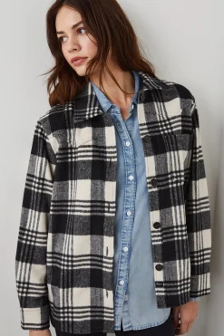 TRIPP SHIRT JACKET - OYSTER BLACK|Rails Shop