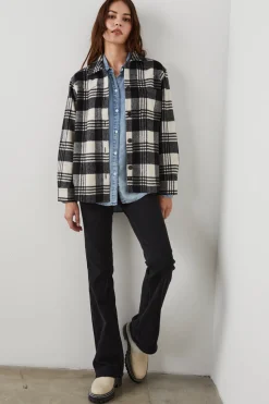 TRIPP SHIRT JACKET - OYSTER BLACK|Rails Shop