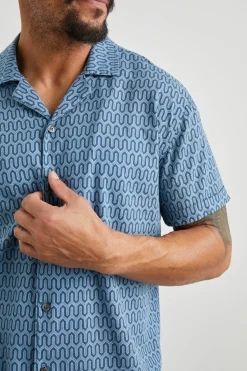 WAIMEA SHIRT - WISHBONE BLUES|Rails Discount