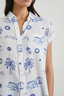 WHITNEY SHIRT - MYKONOS|Rails Online