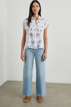 WHITNEY SHIRT - MYKONOS|Rails Online