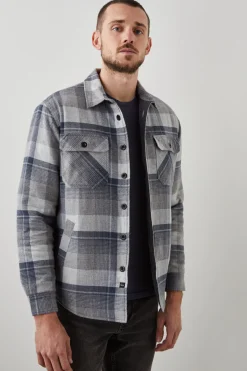 WORTHING JACKET - SLATE MIST HEATHER|Rails Best