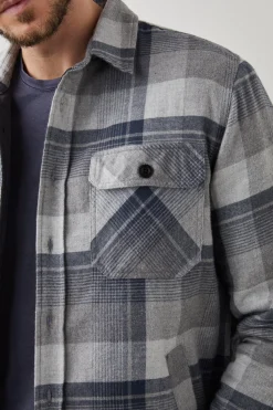 WORTHING JACKET - SLATE MIST HEATHER|Rails Best