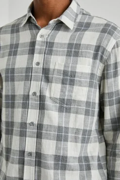 WYATT SHIRT - ANTHROCITE SKY MELANGE|Rails Shop