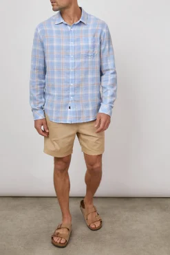 WYATT SHIRT - FADED STRAWBERRY SEAGLASS|Rails Online