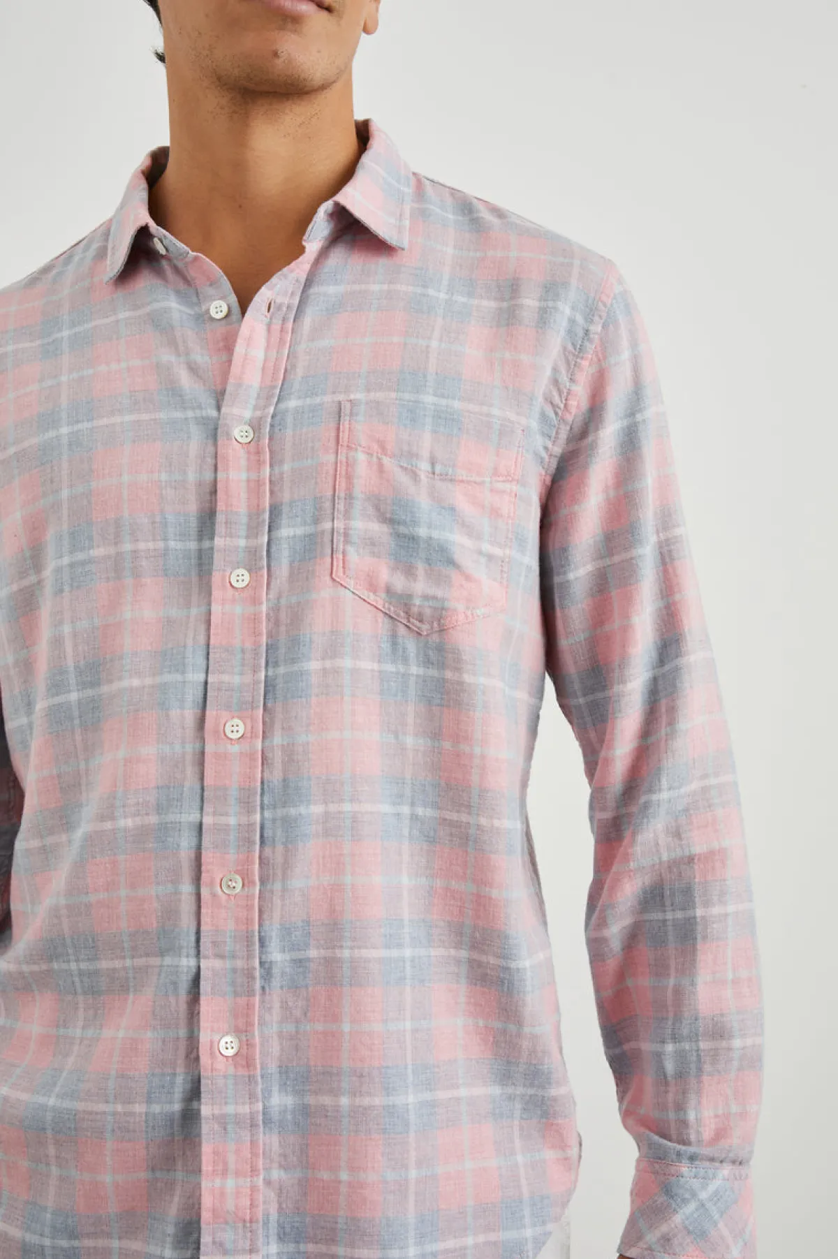 WYATT SHIRT - GUAVA SEA GLASS|Rails Clearance