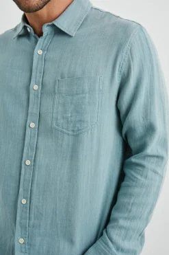 WYATT SHIRT - SEA GREEN|Rails Outlet