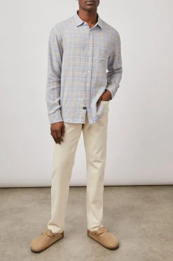 WYATT SHIRT - SHORELINE PEACH TIDE|Rails New