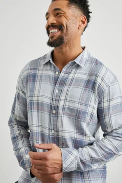 WYATT SHIRT - SLIPH STREAM NIMBUS|Rails Hot