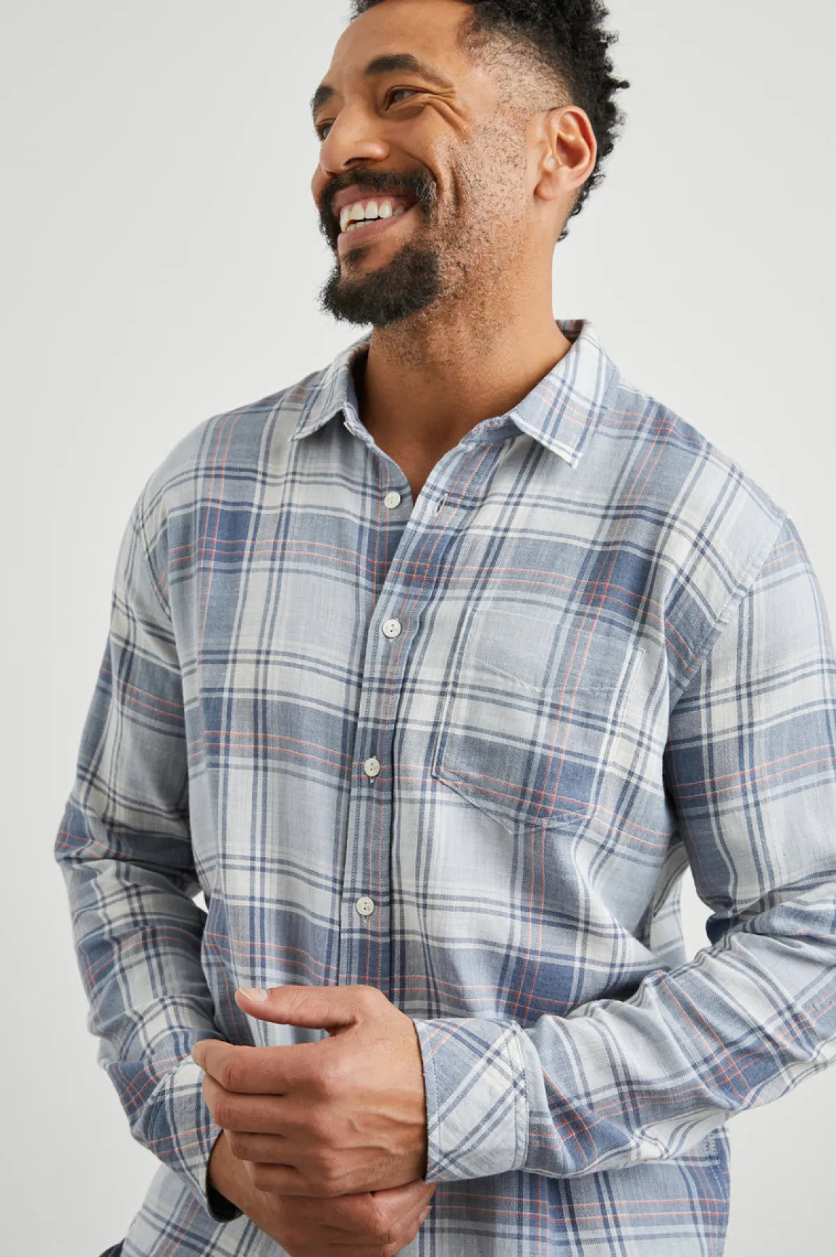 WYATT SHIRT - SLIPH STREAM NIMBUS|Rails Hot