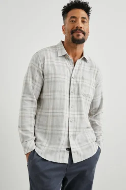WYATT SHIRT - TAPIR AGAVE MELANGE|Rails Clearance