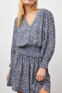 ZANA DRESS - BLUE DITSY FLORAL|Rails Fashion